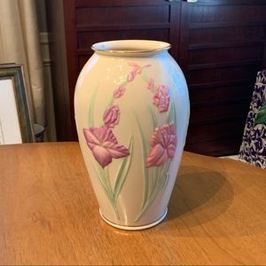 Hand Painted Floral Spring Vase
